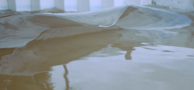 Close-up of the proof of concept for a perfect artificial wave, 2020